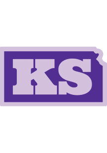 Kansas 3 inch - 4 inch in size Stickers - Purple