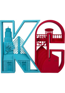 Kansas City 3D Printed Sign - Red