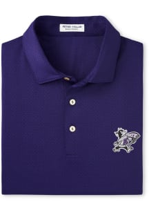 Peter Millar K-State Wildcats Mens Purple Tesseract Willie Short Sleeve Fashion Polo