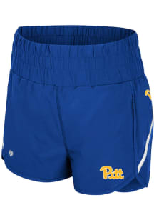 Colosseum Pitt Panthers Womens Blue Levitation Shorts