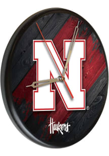 Nebraska Cornhuskers Printed Wall Clock