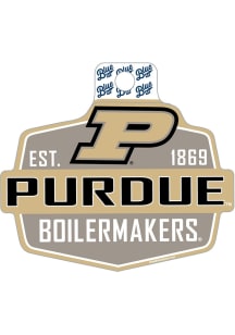 Purdue Boilermakers Get Out Stickers - Black