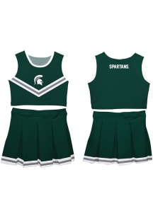 Vive La Fete Michigan State Spartans Girls Green Ashley 2 Pc Set Cheer