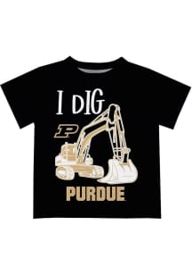 Vive La Fete Purdue Boilermakers Infant Excavator Short Sleeve T-Shirt Black