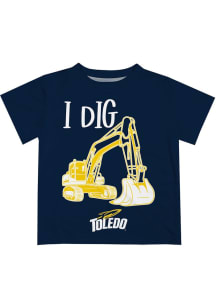 Vive La Fete Toledo Rockets Toddler Blue Excavator Short Sleeve T-Shirt