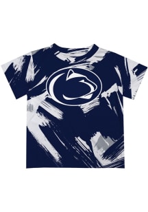 Vive La Fete Penn State Nittany Lions Youth Navy Blue Henry Breakout Short Sleeve T-Shirt