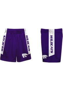 Vive La Fete K-State Wildcats Youth Purple Mesh Athletic Short Shorts