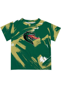 Vive La Fete UAB Blazers Youth Green Paint Brush Short Sleeve T-Shirt