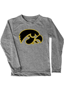 Vive La Fete Iowa Hawkeyes Toddler Grey Aaron Long Sleeve T-Shirt