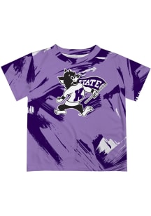 Vive La Fete K-State Wildcats Youth Purple Henry Paintball Short Sleeve T-Shirt