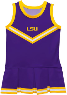 Vive La Fete LSU Tigers Baby Purple Britney Dress Sets Cheer Dress