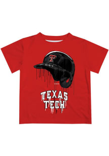 Vive La Fete Texas Tech Red Raiders Infant Dripping Helmet Short Sleeve T-Shirt Red