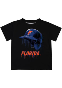 Vive La Fete Florida Gators Infant Dripping Helmet Short Sleeve T-Shirt Black