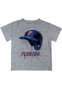 Vive La Fete Florida Gators Infant Dripping Helmet Short Sleeve T-Shirt Grey