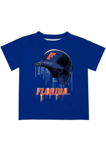 Vive La Fete Florida Gators Infant Dripping Helmet Short Sleeve T-Shirt Blue