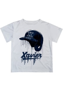 Vive La Fete Xavier Musketeers Infant Dripping Helmet Short Sleeve T-Shirt White