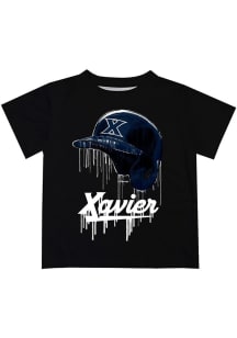 Vive La Fete Xavier Musketeers Infant Dripping Helmet Short Sleeve T-Shirt Black