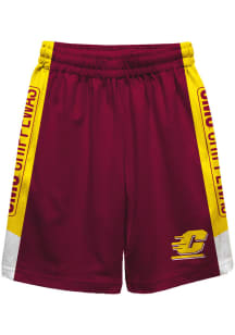 Vive La Fete Central Michigan Chippewas Toddler Maroon Mesh Athletic Bottoms Shorts