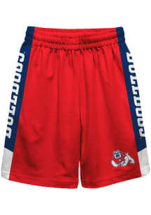 Vive La Fete Fresno State Bulldogs Toddler Red Mesh Athletic Bottoms Shorts