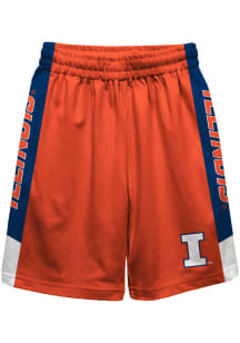Vive La Fete Illinois Fighting Illini Toddler Orange Mesh Athletic Bottoms Shorts