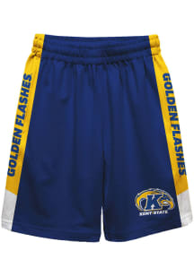 Vive La Fete Kent State Golden Flashes Toddler Blue Mesh Athletic Bottoms Shorts