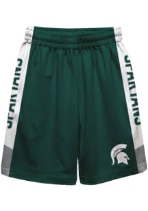 Vive La Fete Michigan State Spartans Toddler Green Mesh Athletic Bottoms Shorts