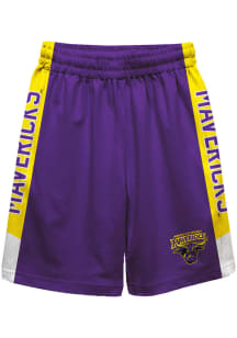 Vive La Fete Minnesota State Mankato Mavericks Toddler Purple Mesh Athletic Bottoms Shorts