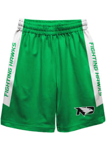 Vive La Fete North Dakota Fighting Hawks Toddler Green Mesh Athletic Bottoms Shorts