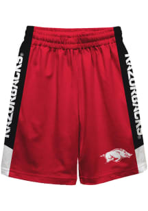 Vive La Fete Arkansas Razorbacks Youth Red Mesh Athletic Shorts