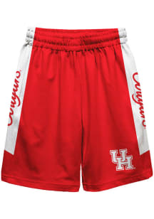 Vive La Fete Houston Cougars Youth Red Mesh Athletic Shorts
