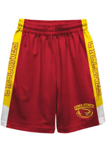 Vive La Fete Iowa State Cyclones Youth Maroon Mesh Athletic Shorts