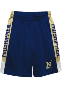 Vive La Fete Navy Midshipmen Youth Navy Blue Mesh Athletic Shorts