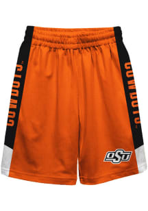 Vive La Fete Oklahoma State Cowboys Youth Orange Mesh Athletic Shorts