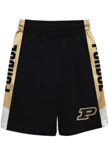Vive La Fete Purdue Boilermakers Youth Black Mesh Athletic Shorts