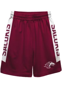 Vive La Fete Southern Illinois Salukis Youth Maroon Mesh Athletic Shorts