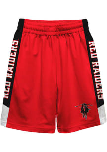 Vive La Fete Texas Tech Red Raiders Youth Red Mesh Athletic Shorts