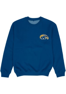 Vive La Fete Kent State Golden Flashes Toddler Blue Impressions Long Sleeve Crew Sweatshirt