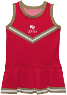Vive La Fete Denver Pioneers Baby Maroon Britney Dress Set Cheer