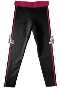 Vive La Fete New Mexico State Aggies Infant Girls Black Stripe Bottoms Leggings