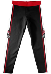 Vive La Fete Ball State Cardinals Toddler Black Stripe Bottoms Leggings