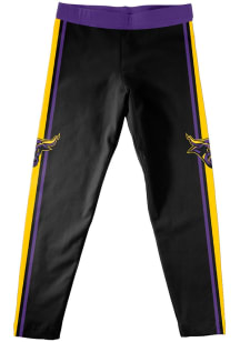 Vive La Fete Minnesota State Mankato Mavericks Toddler Black Stripe Bottoms Leggings