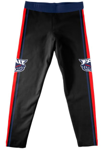 Vive La Fete Florida Atlantic Owls Girls Black Stripe Bottoms Leggings
