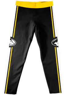 Vive La Fete Michigan Tech Huskies Girls Black Stripe Bottoms Leggings