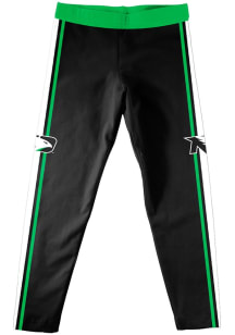 Vive La Fete North Dakota Fighting Hawks Girls Black Stripe Bottoms Leggings