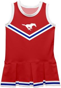 Vive La Fete SMU Mustangs Baby Red Britney Dress Sets Cheer Dress