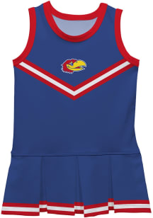 Vive La Fete Kansas Jayhawks Baby Blue Britney Dress Set Cheer