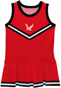 Vive La Fete Eastern Washington Eagles Toddler Girls Red Britney Dress Sets Cheer