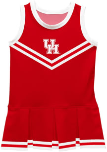 Vive La Fete Houston Cougars Toddler Girls Red Britney Dress Sets Cheer