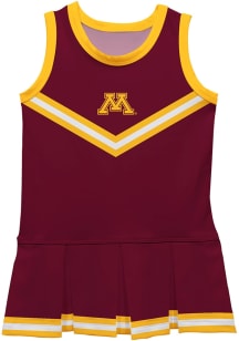 Vive La Fete Minnesota Golden Gophers Toddler Girls Maroon Britney Dress Sets Cheer