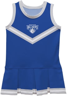 Vive La Fete Saint Louis Billikens Toddler Girls Blue Britney Dress Sets Cheer